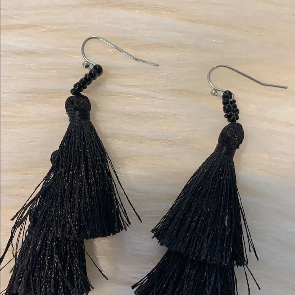 Tassel Earrings  - Picture 2 of 3